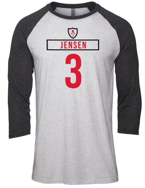 Home Jersey Nick Jensen Unisex Premium Three-Quarter Raglan T-Shirt | Swagsta