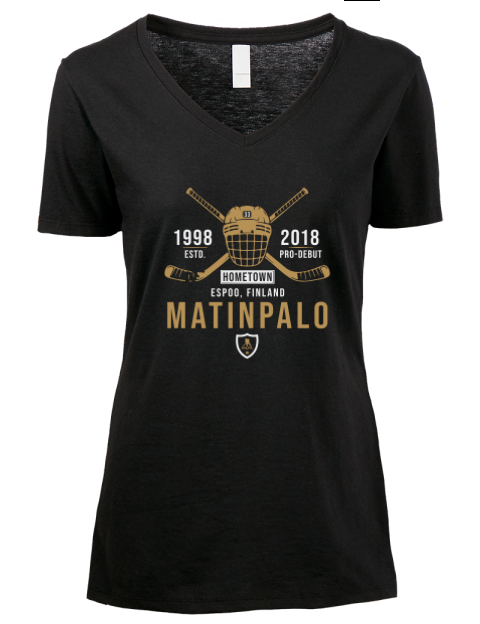Heritage Nikolas Matinpalo Premium Ladies V-Neck T-Shirt | Swagsta