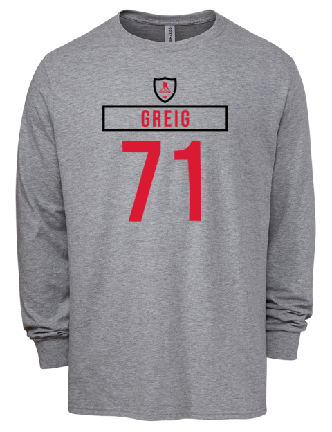 Home Jersey Ridly Greig Men's Premium Blend Long Sleeve-T-Shirt | Swagsta