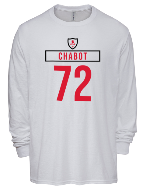 Home Jersey Thomas Chabot Men's Premium Blend Long Sleeve-T-Shirt | Swagsta