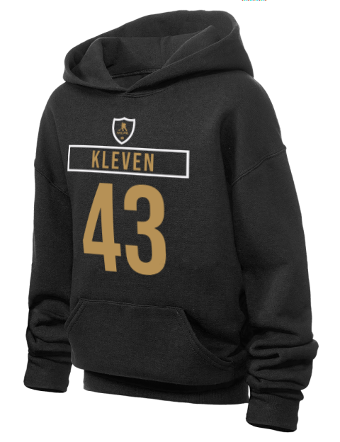 Away Jersey Tyler Kleven Youth Hooded Sweatshirt | Swagsta