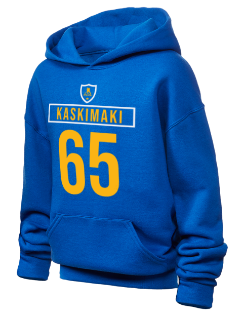 Away Jersey Aleksanteri Kaskimaki Youth Hooded Sweatshirt | Swagsta