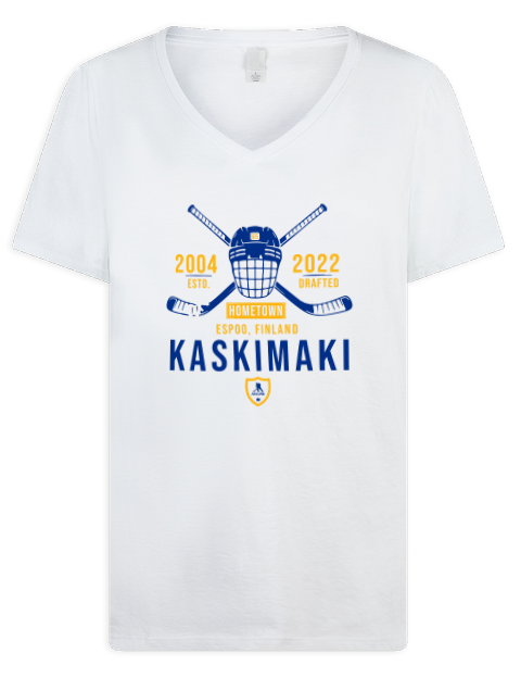 Classic Heritage Aleksanteri Kaskimaki Premium Ladies V-Neck T-Shirt | Swagsta
