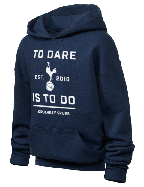 To Dare Is To Do Knoxville Spurs Youth Hooded Sweatshirt | Swagsta