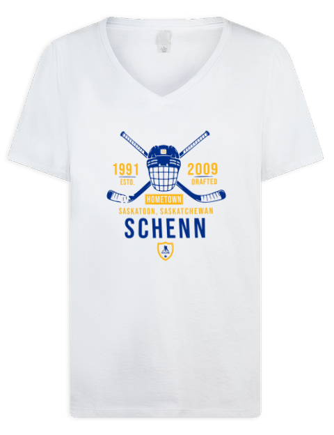 Classic Heritage Brayden Schenn Premium Ladies V-Neck T-Shirt | Swagsta