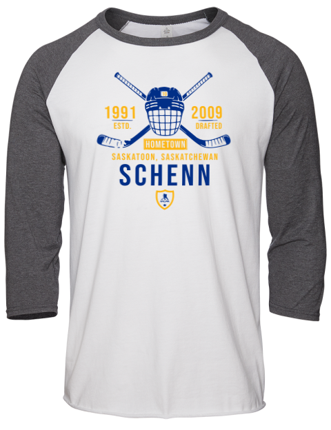 Classic Heritage Brayden Schenn Unisex Premium Three-Quarter Raglan T-Shirt | Swagsta