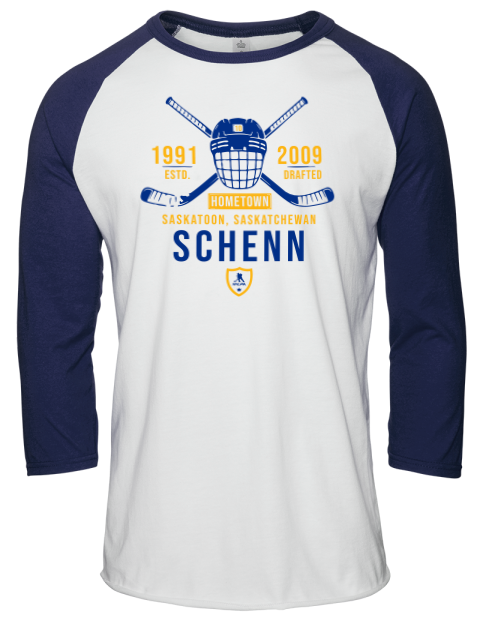 Classic Heritage Brayden Schenn Unisex Premium Three-Quarter Raglan T-Shirt | Swagsta