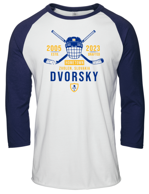 Classic Heritage Dalibor Dvorsky Unisex Premium Three-Quarter Raglan T-Shirt | Swagsta