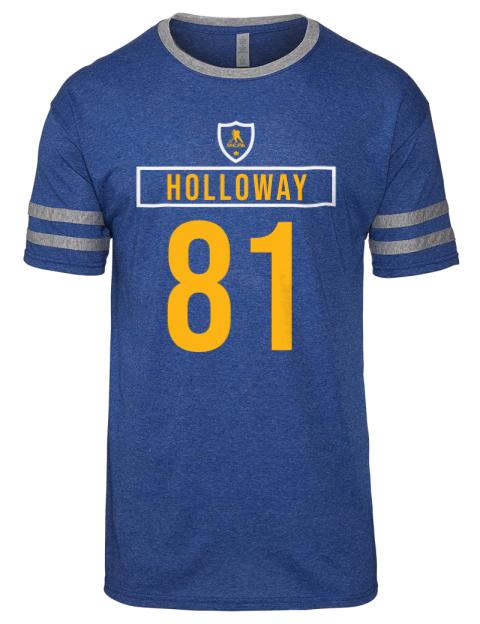 Away Jersey Dylan Holloway Men's Tri-Blend T-Shirt | Swagsta