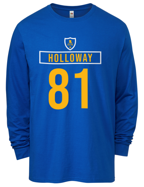 Away Jersey Dylan Holloway Men's Long-Sleeve T-Shirt | Swagsta