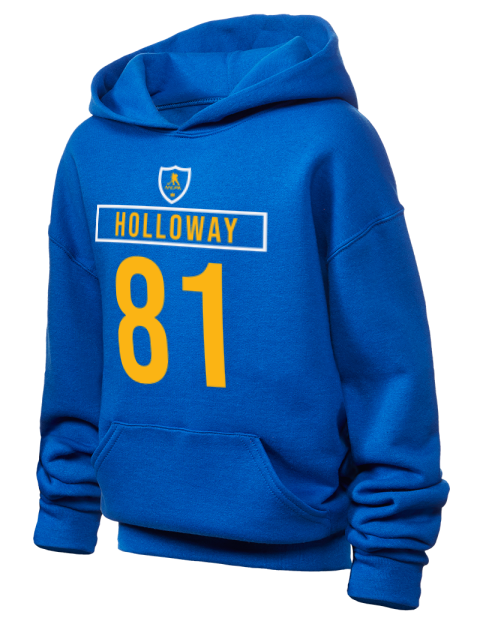 Away Jersey Dylan Holloway Youth Hooded Sweatshirt | Swagsta