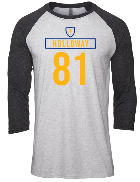 Home Jersey Dylan Holloway Unisex Premium Three-Quarter Raglan T-Shirt | Swagsta