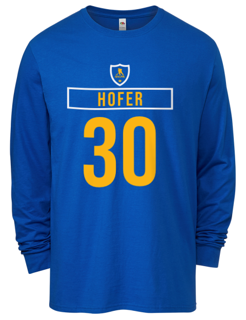 Away Jersey Joel Hofer Men's Long-Sleeve T-Shirt | Swagsta