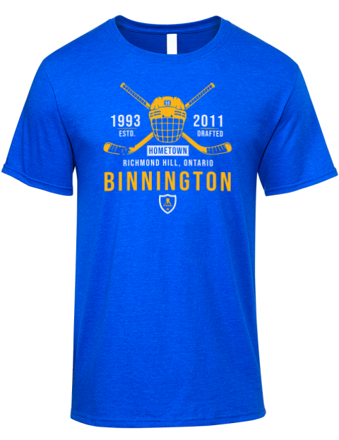 Heritage Jordan Binnington Premium Ring-Spun Cotton Unisex T-Shirt | Swagsta