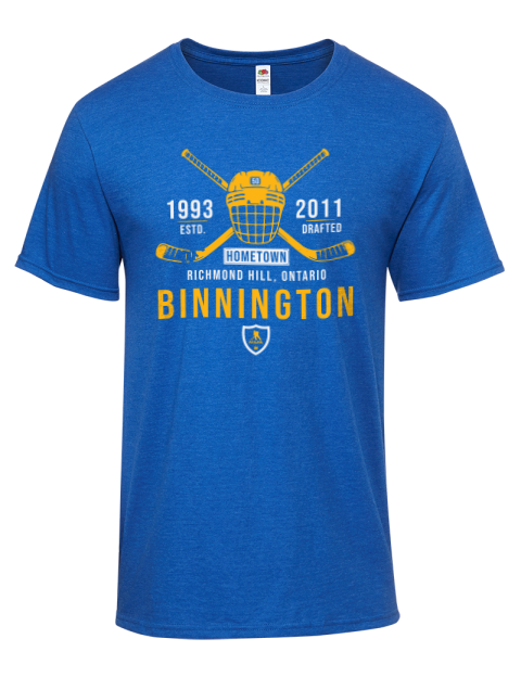 Heritage Jordan Binnington Iconic Men's T-Shirt | Swagsta