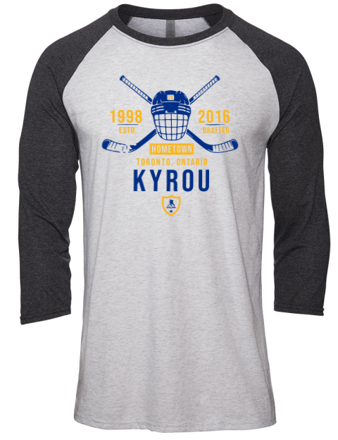 Classic Heritage Jordan Kyrou Unisex Premium Three-Quarter Raglan T-Shirt | Swagsta