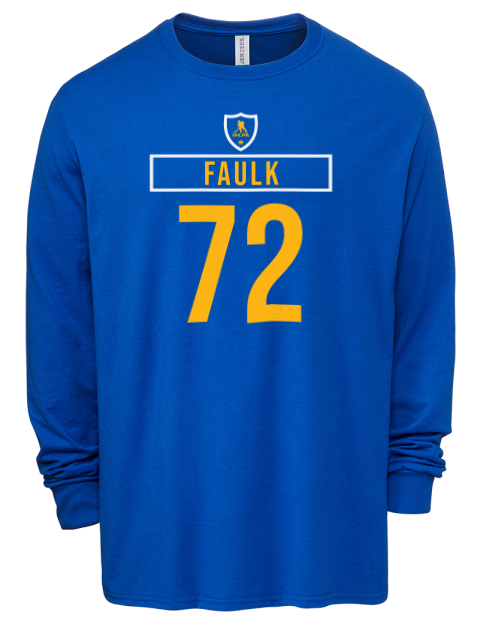 Away Jersey Justin Faulk Men's Premium Blend Long Sleeve-T-Shirt | Swagsta