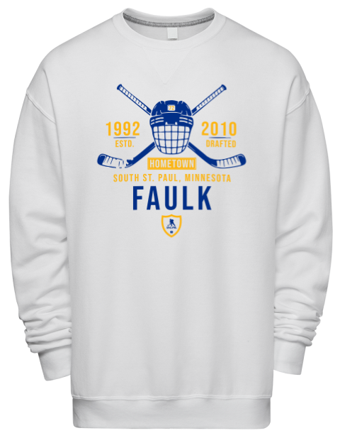 Classic Heritage Justin Faulk Premium Unisex Crewneck Sweatshirt | Swagsta