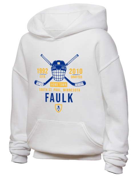 Classic Heritage Justin Faulk Youth Hooded Sweatshirt | Swagsta