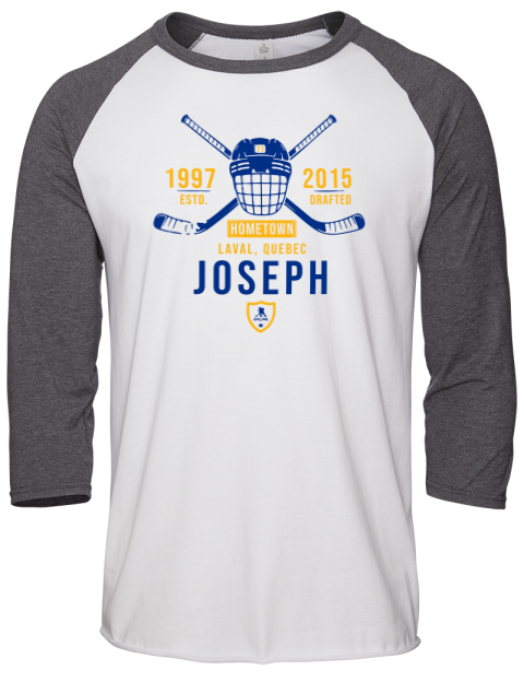 Classic Heritage Mathieu Joseph Unisex Premium Three-Quarter Raglan T-Shirt | Swagsta