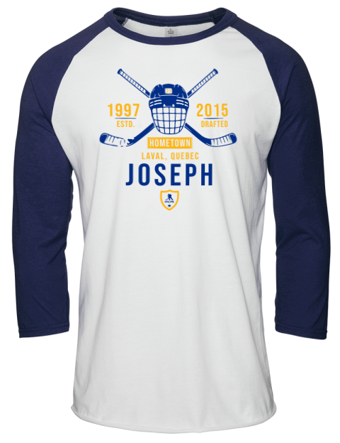 Classic Heritage Mathieu Joseph Unisex Premium Three-Quarter Raglan T-Shirt | Swagsta