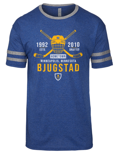 Heritage Nick Bjugstad Men's Tri-Blend T-Shirt | Swagsta