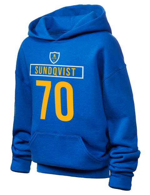 Away Jersey Oskar Sundqvist Youth Hooded Sweatshirt | Swagsta