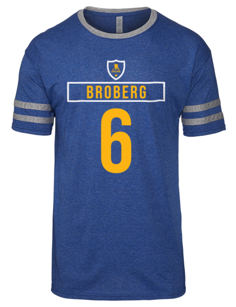 Away Jersey Philip Broberg Men's Tri-Blend T-Shirt | Swagsta
