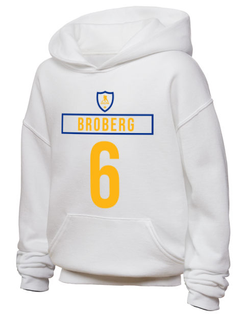 Home Jersey Philip Broberg Youth Hooded Sweatshirt | Swagsta