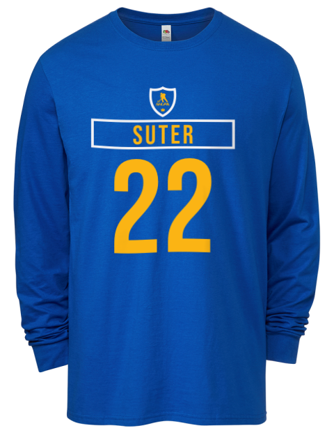 Away Jersey Pius Suter Men's Long-Sleeve T-Shirt | Swagsta