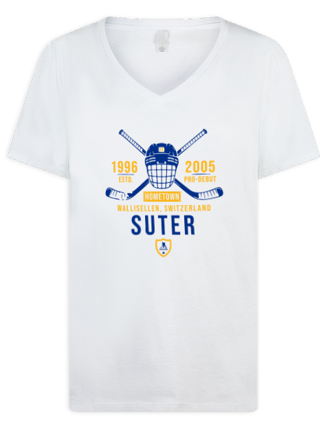 Classic Heritage Pius Suter Premium Ladies V-Neck T-Shirt | Swagsta