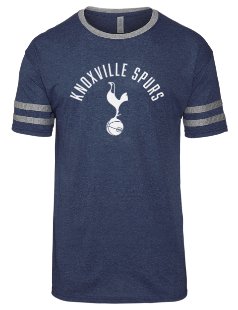 Arched Knoxville Spurs Men's Tri-Blend T-Shirt | Swagsta
