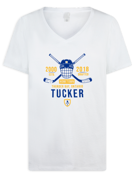Classic Heritage Tyler Tucker Premium Ladies V-Neck T-Shirt | Swagsta