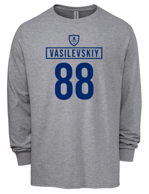 Home Jersey Andrei Vasilevskiy Men's Premium Blend Long Sleeve-T-Shirt | Swagsta