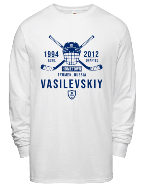 Classic Heritage Andrei Vasilevskiy Men's Long-Sleeve T-Shirt | Swagsta