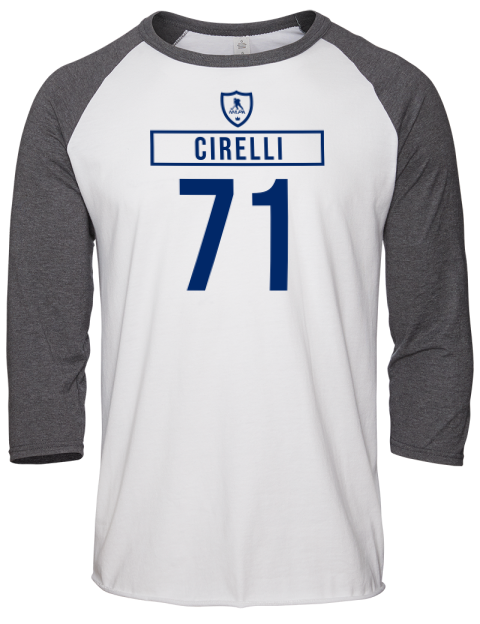 Home Jersey Anthony Cirelli Unisex Premium Three-Quarter Raglan T-Shirt | Swagsta