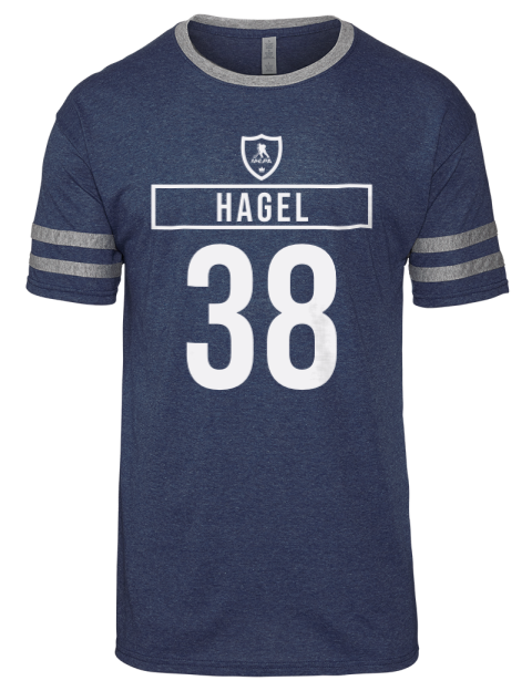 Away Jersey Brandon Hagel Men's Tri-Blend T-Shirt | Swagsta