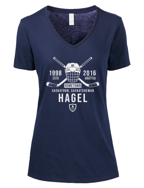 Heritage Brandon Hagel Premium Ladies V-Neck T-Shirt | Swagsta