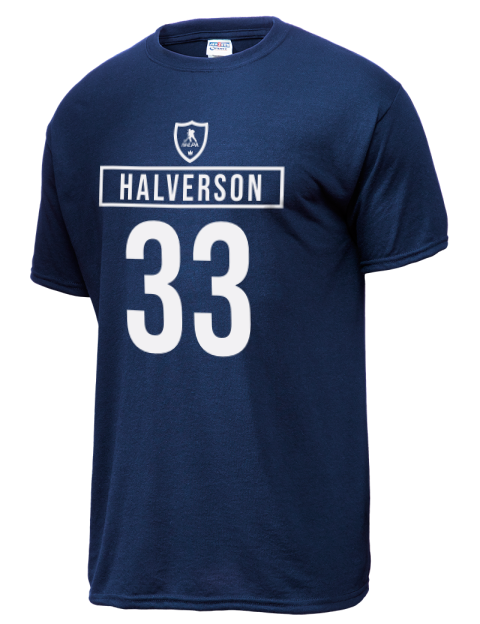 Away Jersey Brandon Halverson Dri-Power Unisex T-Shirt | Swagsta