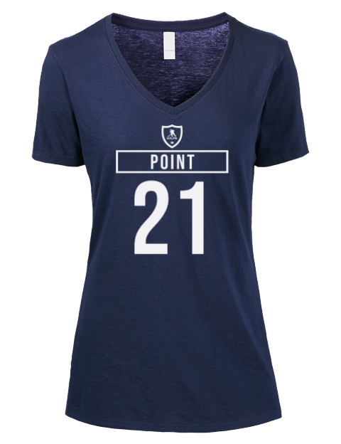 Away Jersey Brayden Point Premium Ladies V-Neck T-Shirt | Swagsta