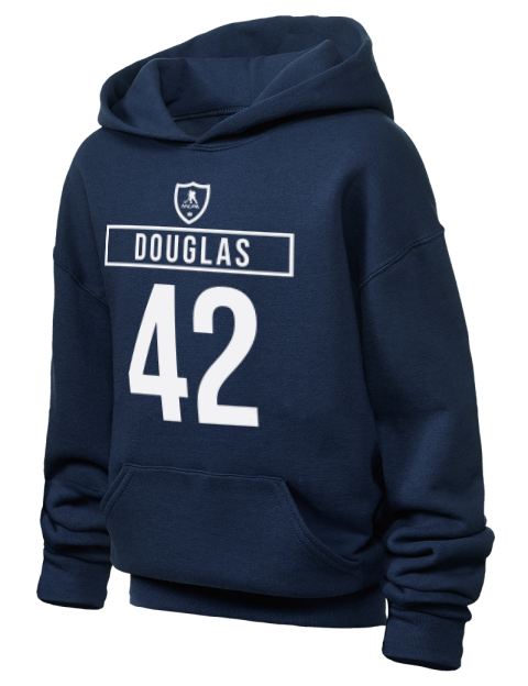Away Jersey Curtis Douglas Youth Hooded Sweatshirt | Swagsta