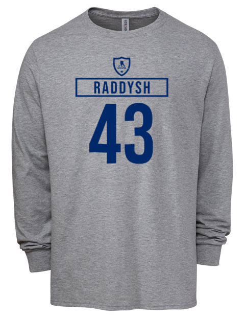 Home Jersey Darren Raddysh Men's Premium Blend Long Sleeve-T-Shirt | Swagsta