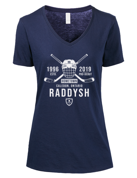 Heritage Darren Raddysh Premium Ladies V-Neck T-Shirt | Swagsta