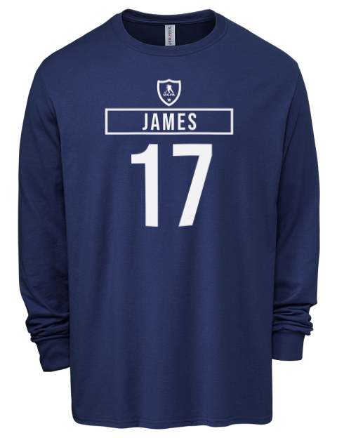 Away Jersey Dominic James Men's Premium Blend Long Sleeve-T-Shirt | Swagsta
