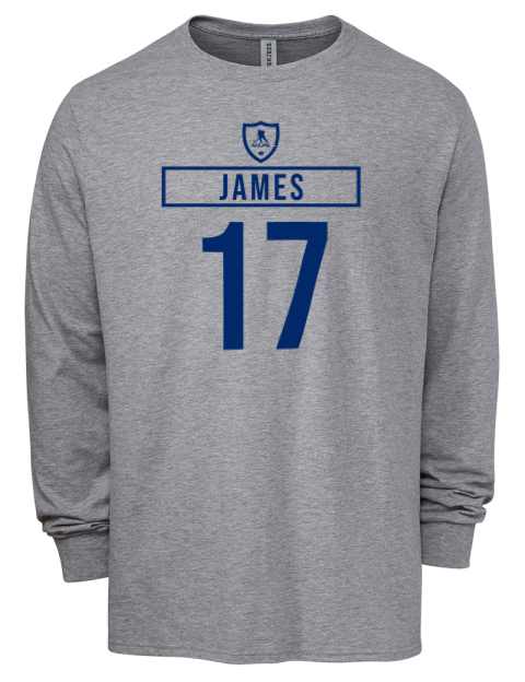 Home Jersey Dominic James Men's Premium Blend Long Sleeve-T-Shirt | Swagsta