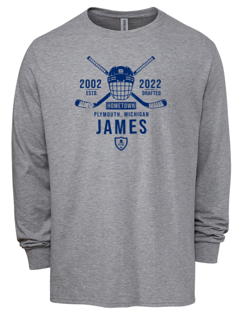 Classic Heritage Dominic James Men's Premium Blend Long Sleeve-T-Shirt | Swagsta