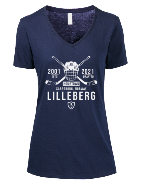Heritage Emil Lilleberg Premium Ladies V-Neck T-Shirt | Swagsta
