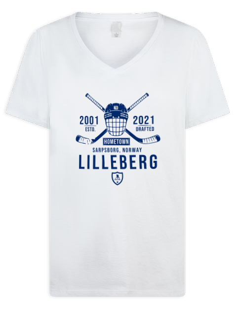 Classic Heritage Emil Lilleberg Premium Ladies V-Neck T-Shirt | Swagsta