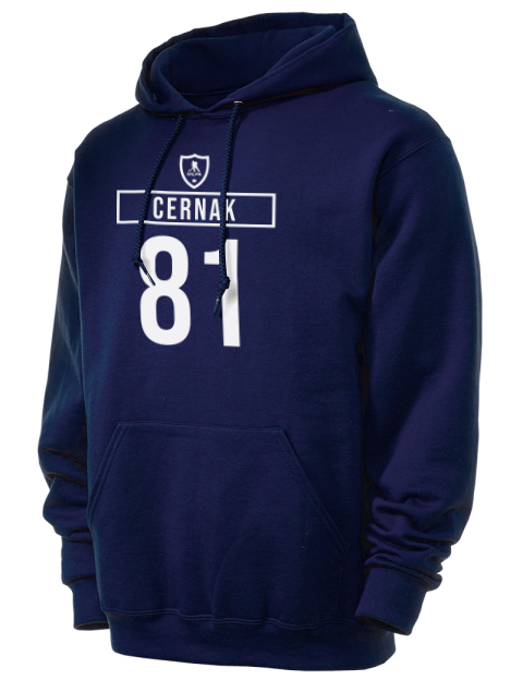 Away Jersey Erik Cernak Unisex Hooded Sweatshirt | Swagsta