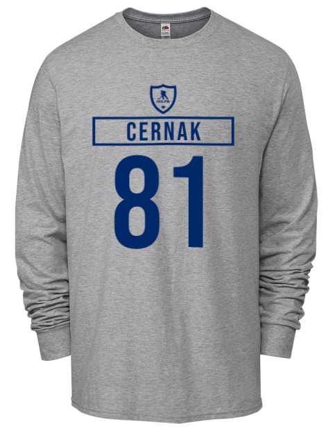 Home Jersey Erik Cernak Men's Long-Sleeve T-Shirt | Swagsta